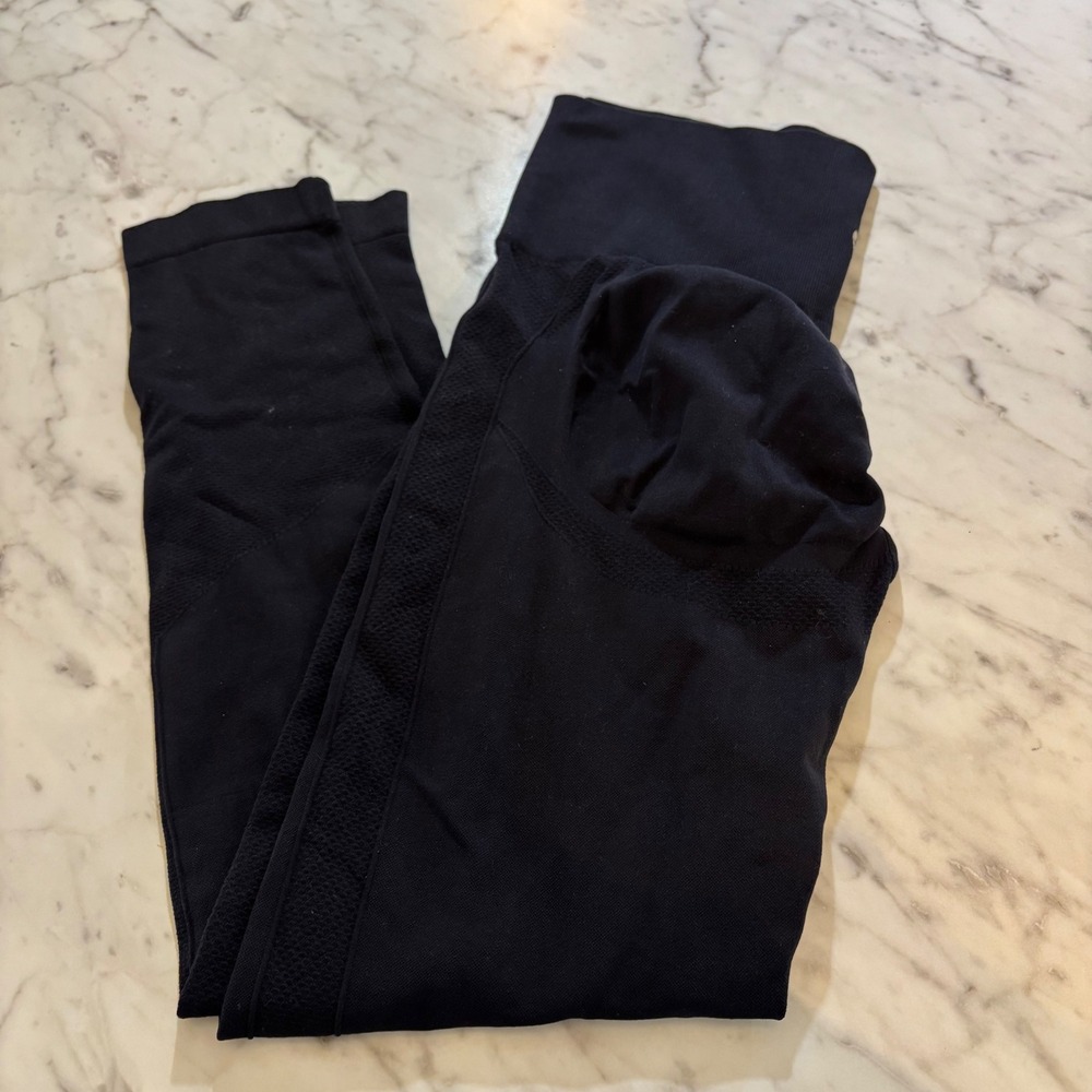 Halara Seamless High Waisted Leggings Black Sculpting Yoga Gym Pants